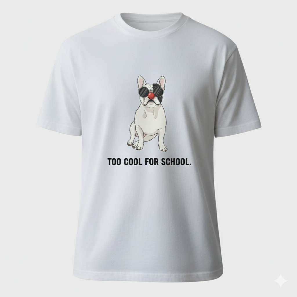 Too Cool For School – Bulldog Tee