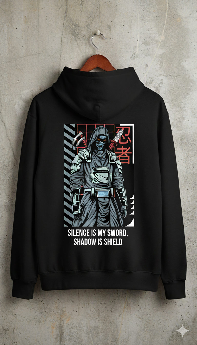 Shadow Ninja “Silent Blade” Hoodie